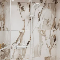 Pommeau De Douche, Flexible Et Barre De Douche|Hansgrohe Unica Barre de douche S Puro 65 cm avec flexible de douche, Blanc mat (28632700)
