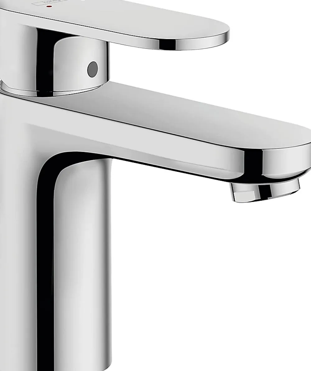 Hansgrohe Vernis Blend Mitigeur de lavabo, avec cartouche en céramique, sans tirette ni vidage, Chrome (71558000)