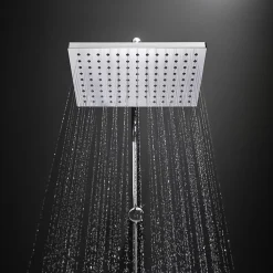 Hansgrohe Vernis Shape Colonne de douche 230 1jet Green 5,7 l/min avec mitigeur thermostatique, Chrome (26319000)