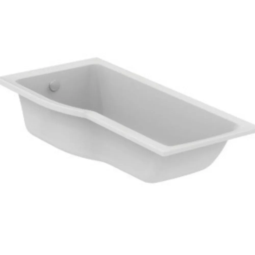 Ideal Standard baignoire pour bain douche 150x80 asymétrique Connect Air droite blanc