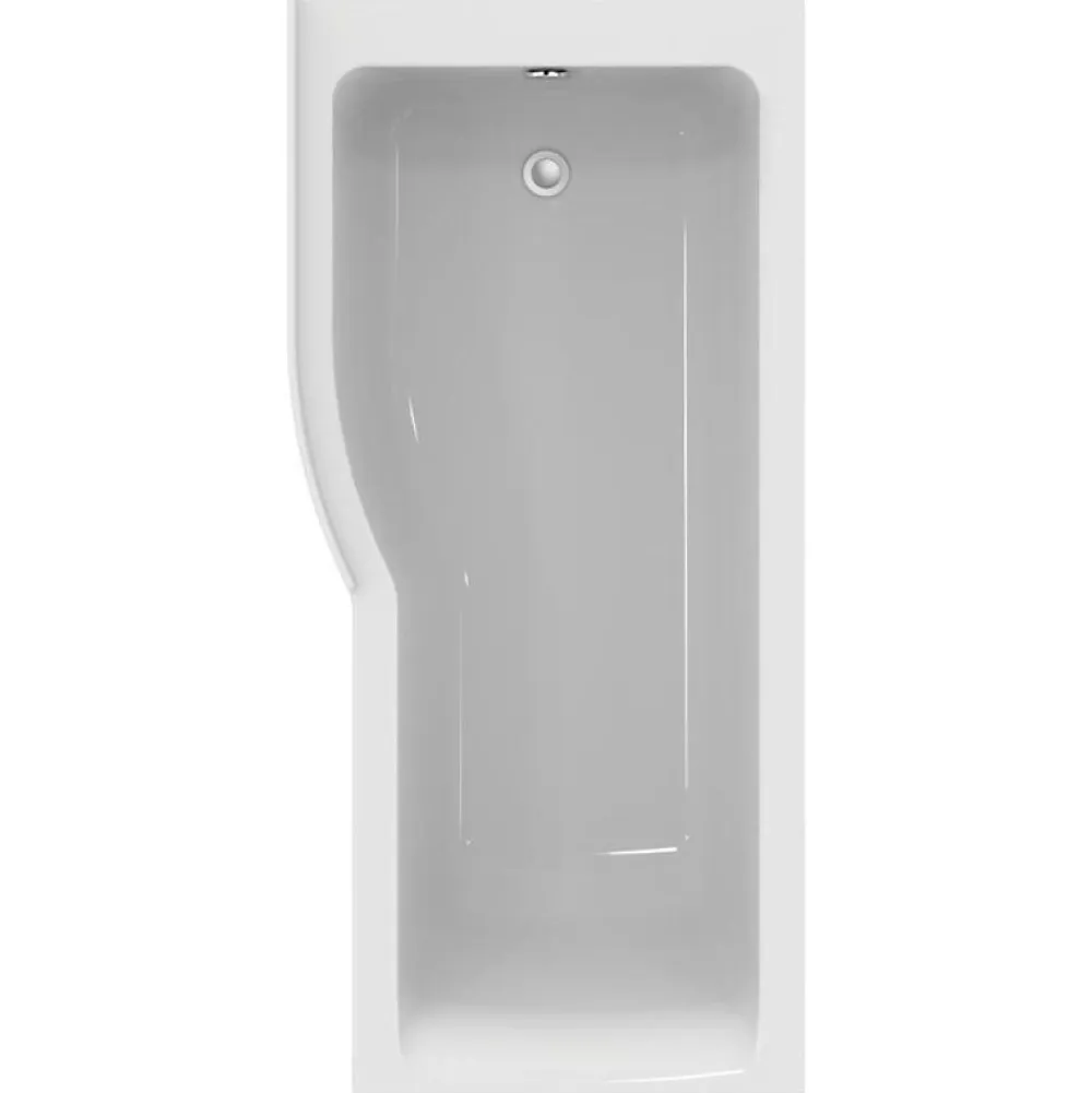 Baignoire Droite|Ideal Standard baignoire pour bain/douche 170 x 80 asymétrique Connect Air gauche blanc