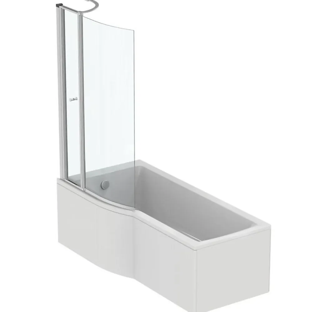 Baignoire Droite|Ideal Standard baignoire pour bain/douche 170 x 80 asymétrique Connect Air gauche blanc