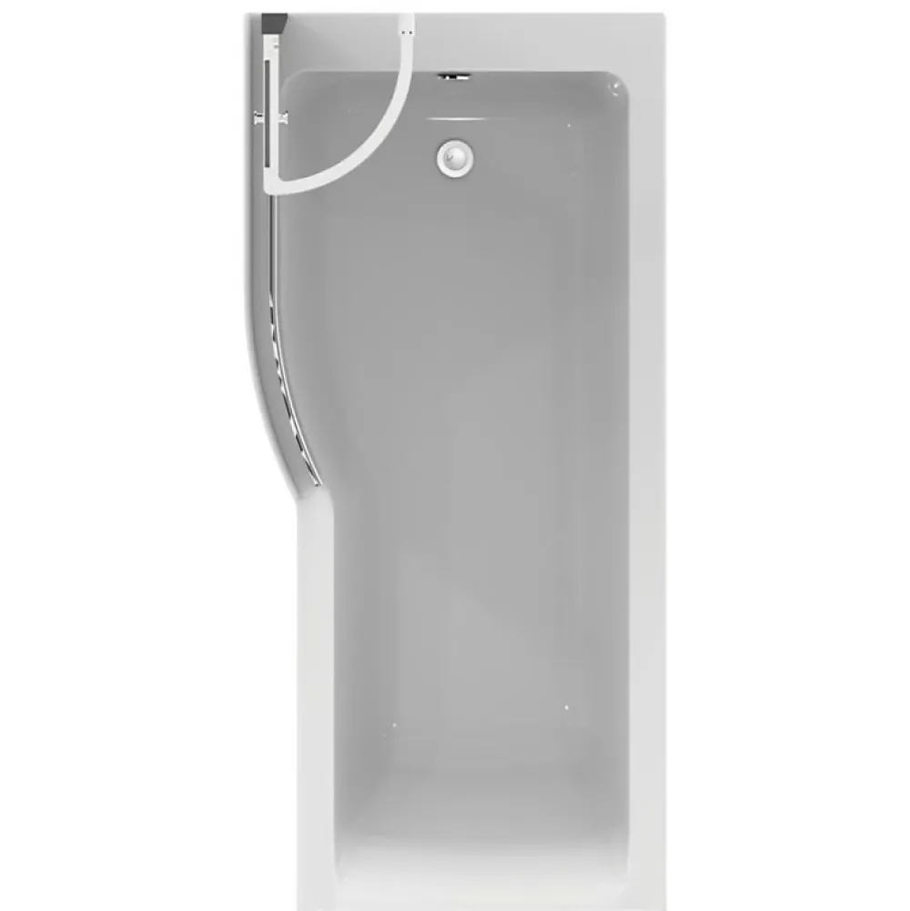 Baignoire Droite|Ideal Standard baignoire pour bain/douche 170 x 80 asymétrique Connect Air gauche blanc