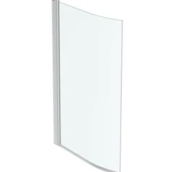 Ideal Standard Pare bain asymétrique courbé Connect Air profilé chromé
