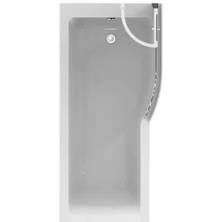 Tablier Et Habillage De Baignoire|Ideal Standard Tablier baignoire frontal 1700 mm asymétrique Connect Air blanc