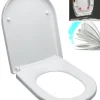Idevit Abattant WC à fermeture douce Softclose adaptable sur la plupart des cuvettes, blanc (EASY2244)