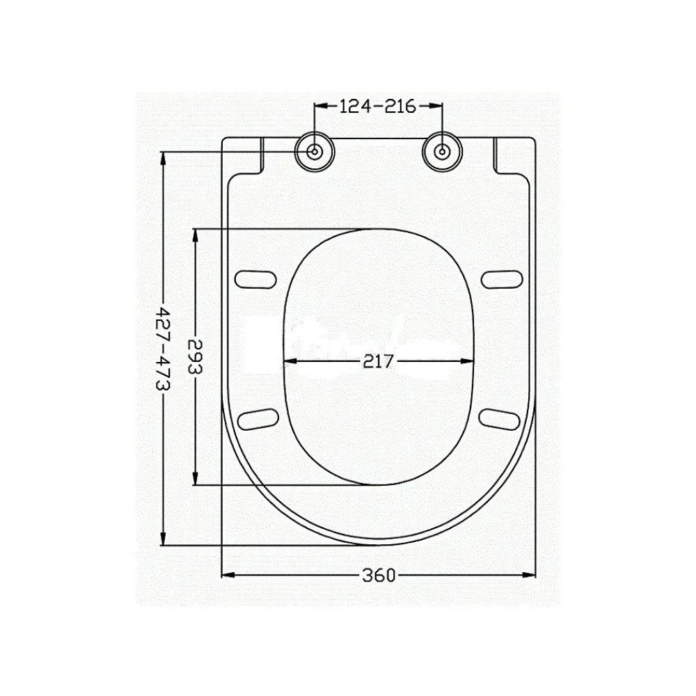 Idevit Abattant WC à fermeture douce Softclose adaptable sur la plupart des cuvettes, blanc (EASY2244)