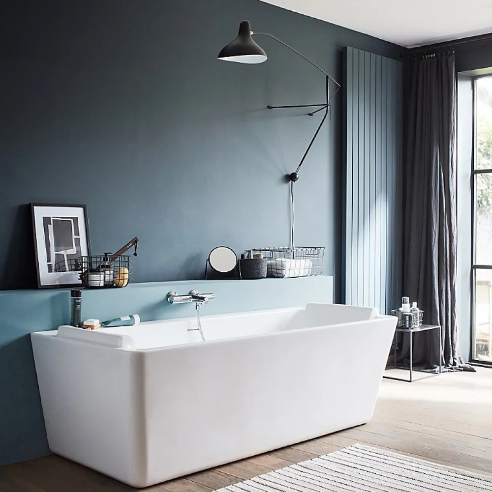 Robinet De Baignoire|Jacob Delafon mitigeur thermostatique bain douche mural Simone Chrome