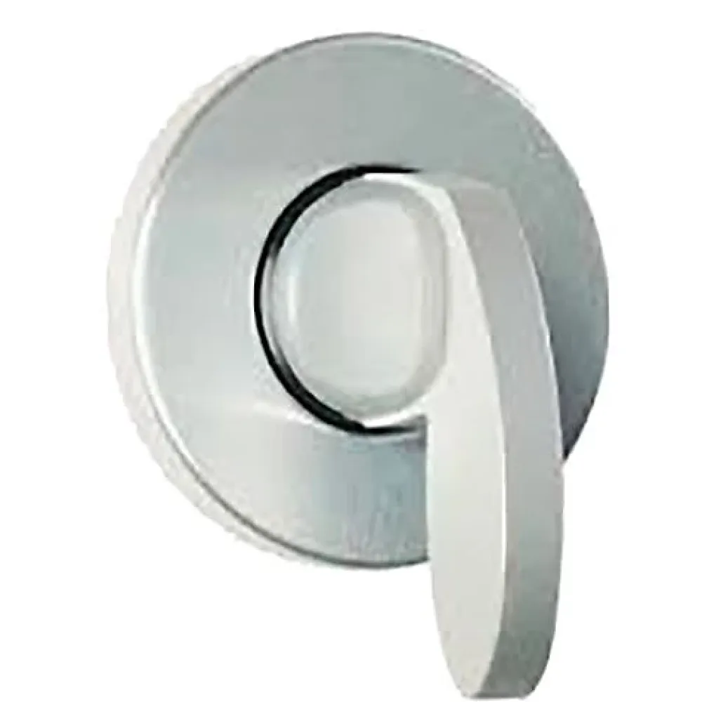 Vachette Jeu de rosace 6600 type perçage de 26.5mm excentré finition argent - - 13139