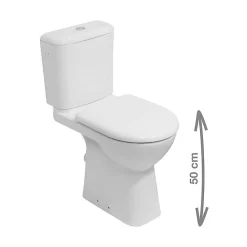 Swiss Aqua Technologies Jika (Groupe Roca) Pack WC à poser Deep PMR avec évacuation verticale