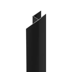 Aurlane Joint à lèvre en 4 l.200 cm pour paroi de douche 6 mm, noir,