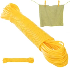 Kadax Corde à Linge Corde à Linge 20 mètres Forte avec Insert Corde de Balcon