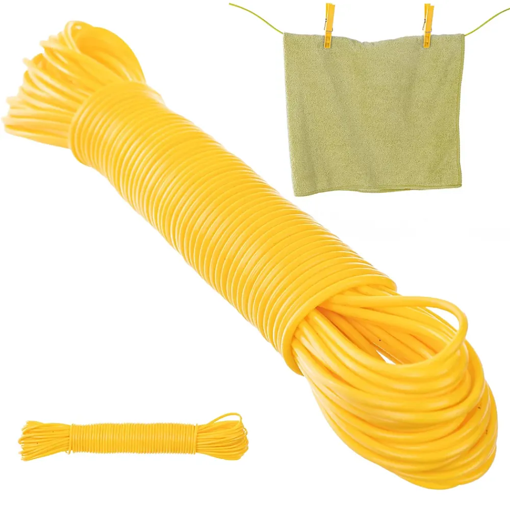 Kadax Corde à Linge Corde à Linge 20 mètres Forte avec Insert Corde de Balcon