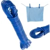 Kadax Corde à Linge Corde à Linge 20 mètres Forte avec Insert Corde de Balcon