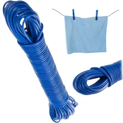 Kadax Corde à Linge Corde à Linge 20 mètres Forte avec Insert Corde de Balcon