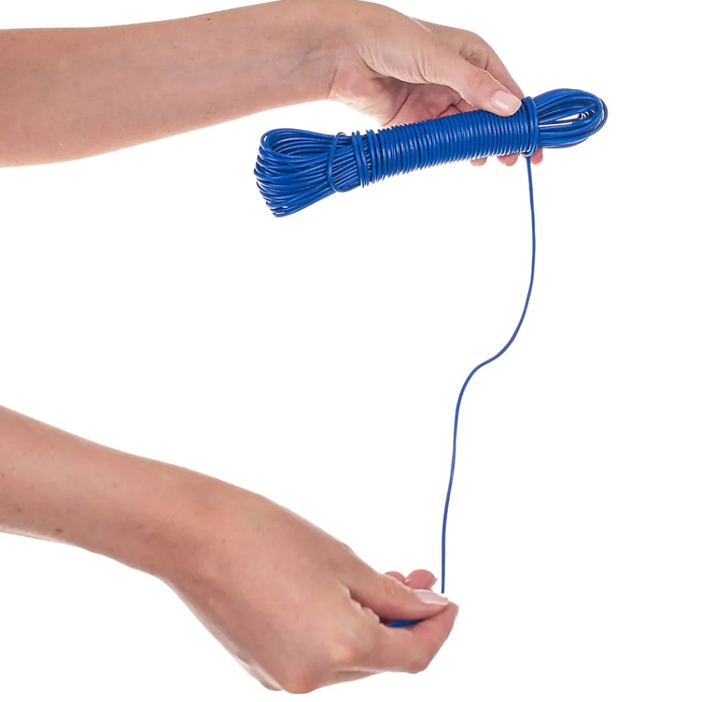 Kadax Corde à Linge Corde à Linge 20 mètres Forte avec Insert Corde de Balcon
