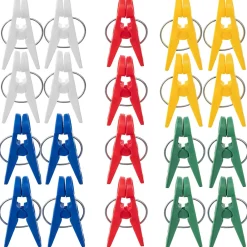 Etendoir À Linge|Kadax Pinces à Linge Pinces à Linge Grenouilles à Linge Colorées Rondes 20 pcs