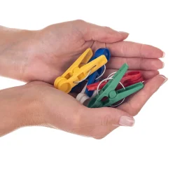 Etendoir À Linge|Kadax Pinces à Linge Pinces à Linge Grenouilles à Linge Colorées Rondes 20 pcs