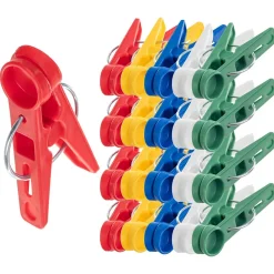 Etendoir À Linge|Kadax Pinces à Linge Pinces à Linge Grenouilles à Linge Colorées Rondes 20 pcs