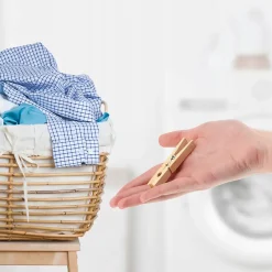 Etendoir À Linge|Kadax Vêtements Vêtements Pinces à Vêtements 10pcs Pinces en Bois