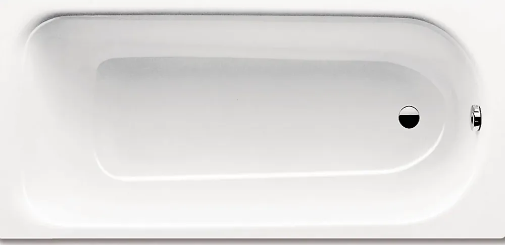 Baignoire Droite|Kaldewei Saniform Plus 170 x 75 cm Baignoire droite 123 L en acier émaillé, sans pieds, blanc alpin (112600010001)