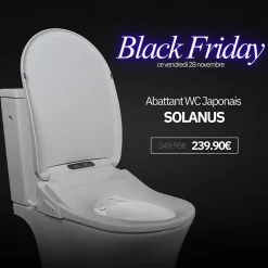 Wc Japonais|Magnifiak Kit Abattant WC Japonais Lavant avec eau chaude (Forme U)