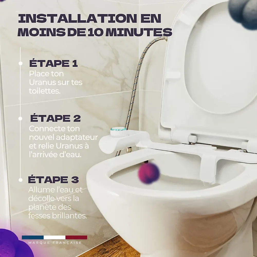 Wc Japonais|Magnifiak Kit Complet Toilette WC Japonaise Autonettoyante Robinet 3 Voies Inclu (Brevet Déposé) - Bidet Japonais Jet réglable