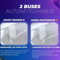Wc Japonais|Magnifiak Kit Complet Toilette WC Japonaise Autonettoyante Robinet 3 Voies Inclu (Brevet Déposé) - Bidet Japonais Jet réglable