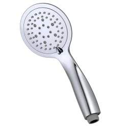 Kibath Kit de barre de douche 5 positions avec équipement NAV rond, finition chrome poli, en acier inoxydable