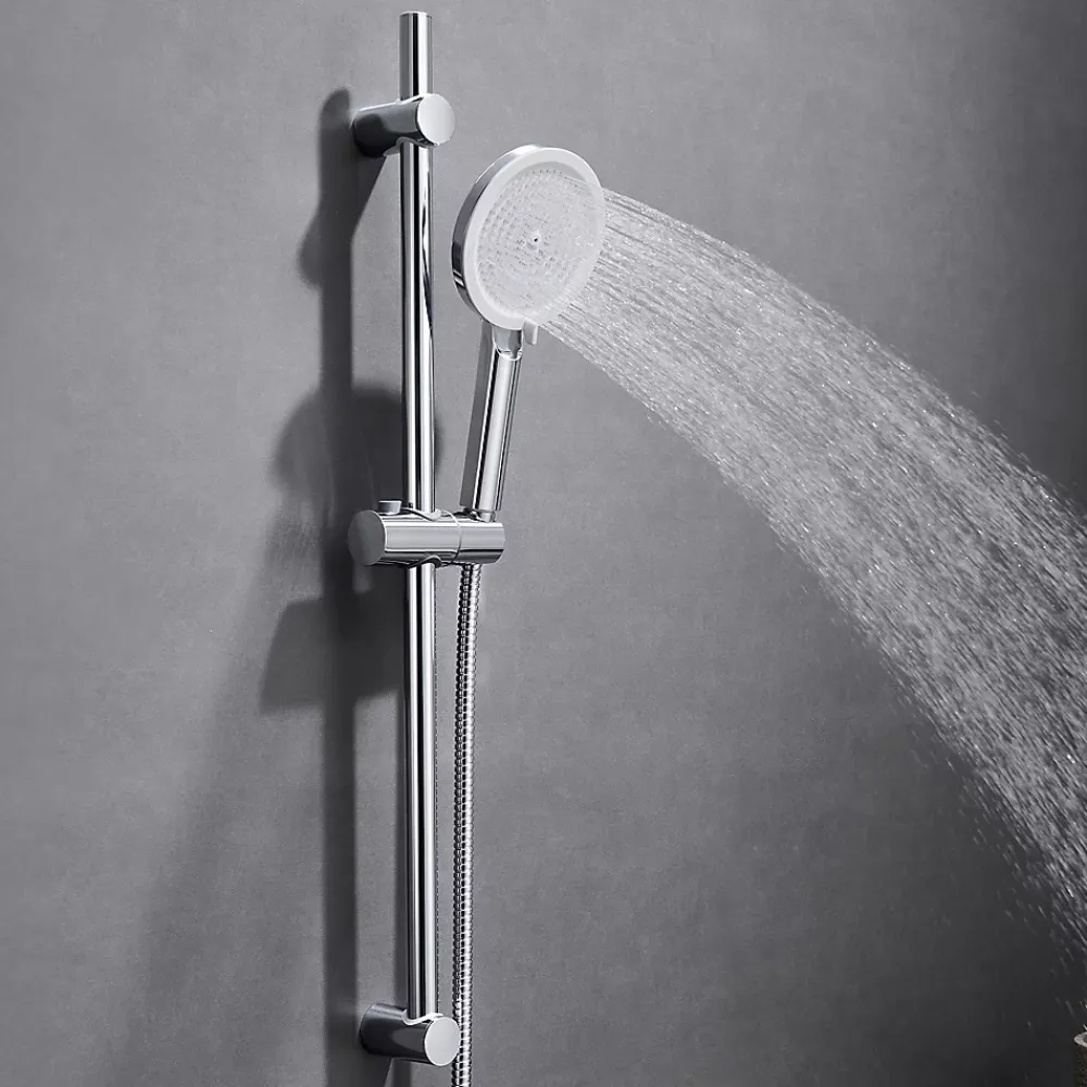 Pommeau De Douche, Flexible Et Barre De Douche|Sofetiy Max Kit de douche , Douchette 4 Fonctions, Ensemble de Douche Design Réglable en Hauteur, Pommeau de douche, barre
