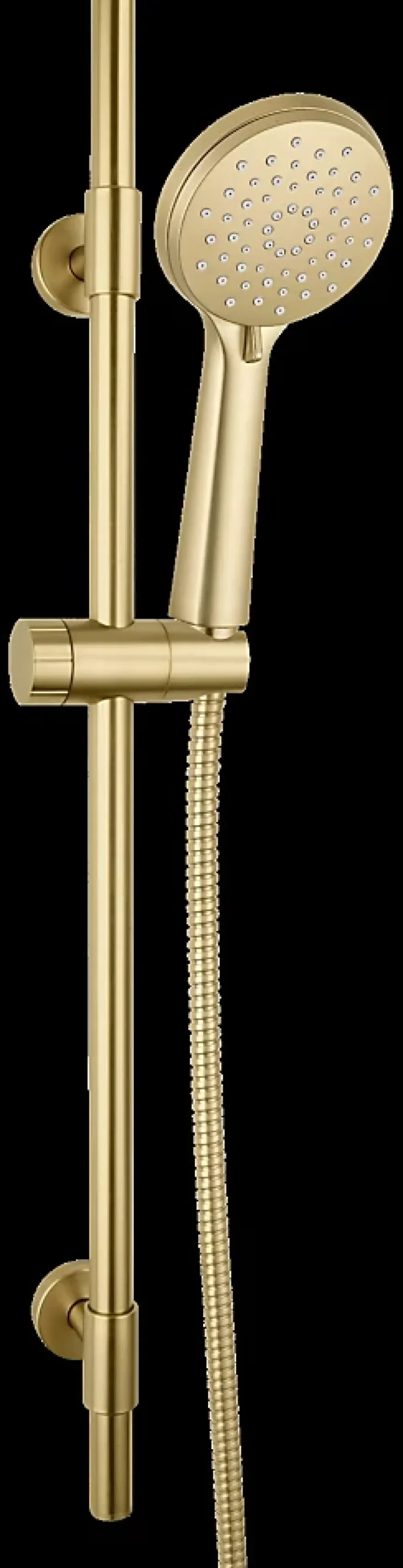 Colonne De Douche Sans Robinetterie|Wenko Kit de douche avec douchette + barre réglable + flexible, doré, Young