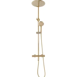 Colonne De Douche Mécanique|Rea Kit de douche avec thermostat Lungo Gold