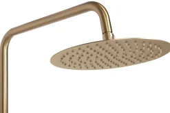 Rea Kit de douche avec thermostat Lungo Gold Brush