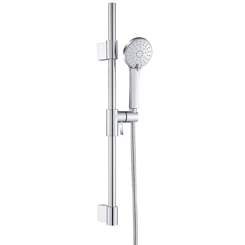 Colonne De Douche Sans Robinetterie|Bain-Bain Kit de douche Chrome ARIA -