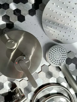 Colonne De Douche Mécanique|Rea Kit De Douche Encastré Ontario Brush Nickel