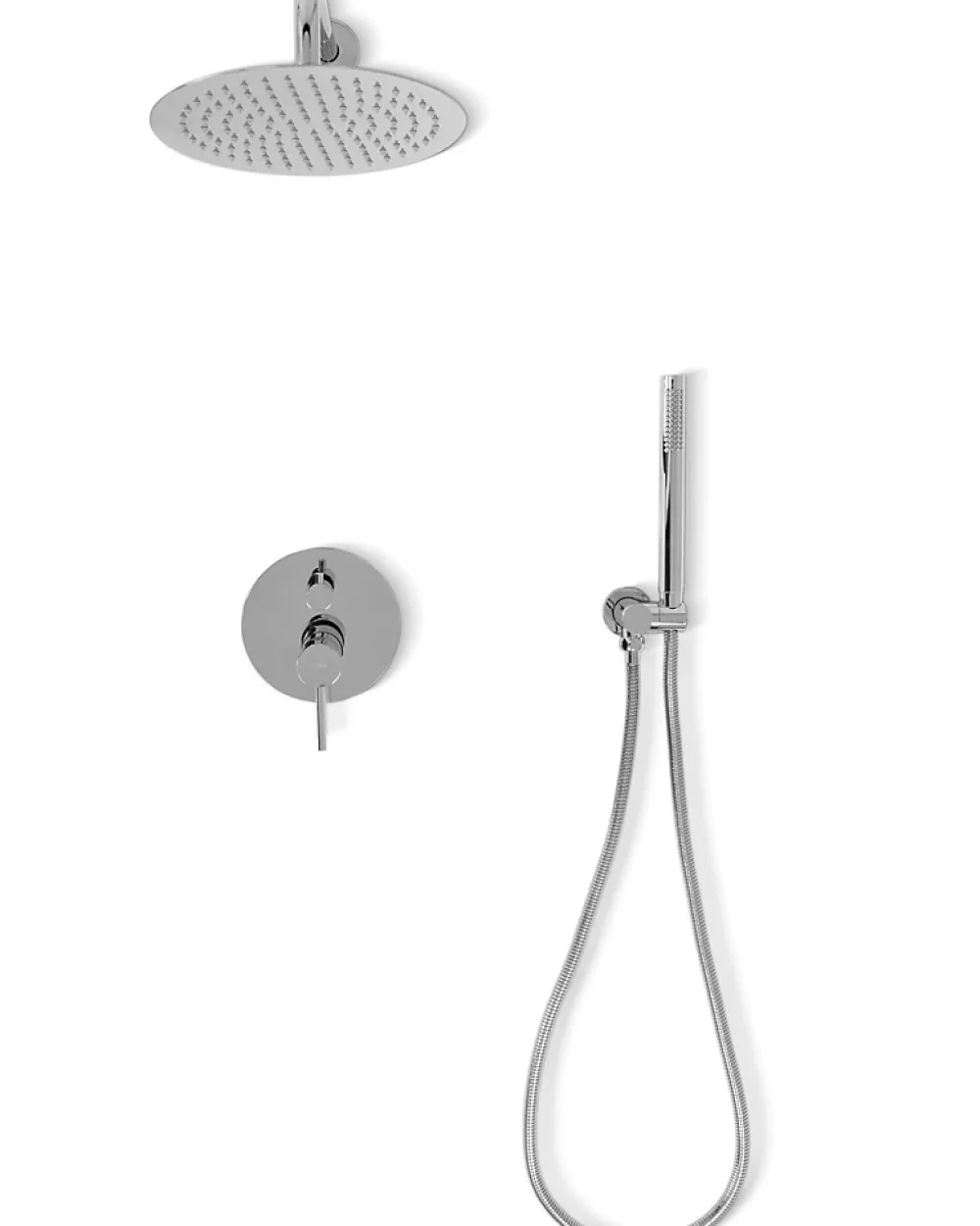 Rea Kit De Douche Encastré Lungo Chrome 17X16X36,5Cm + Box