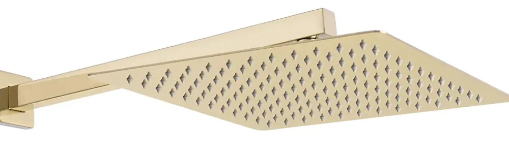 Colonne De Douche Mécanique|Rea Kit De Douche Encastré Fenix-Davis Thermostat Gold 55X30X40Cm + Box