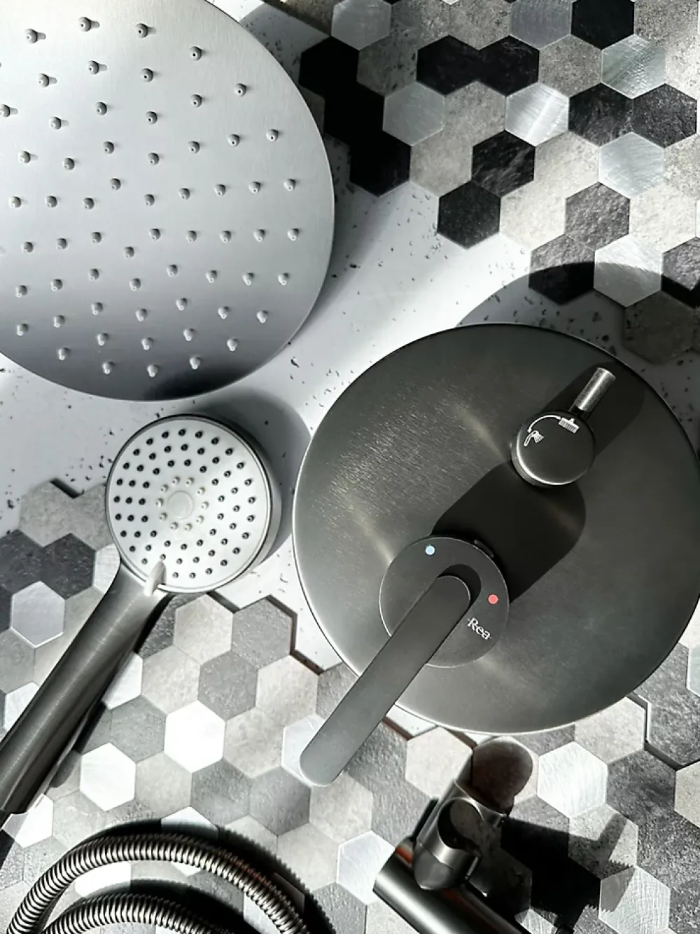 Colonne De Douche Mécanique|Rea Kit De Douche Encastré Ontario Titanium