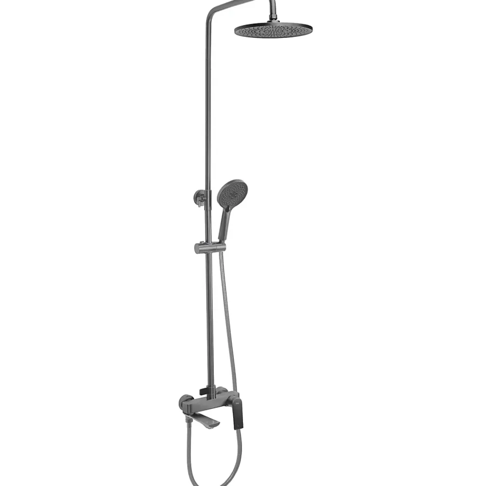 Colonne De Douche Mécanique|Rea Kit De Douche Avalon Titanium 50X23X153Cm