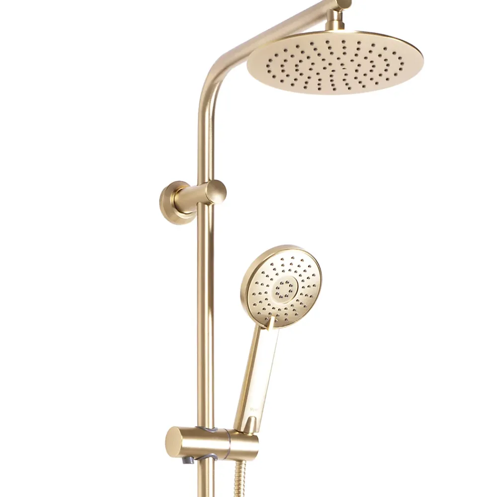 Colonne De Douche Mécanique|Rea Kit De Douche Bliss Thermostat Brush Gold 38,5X27,5X100Cm