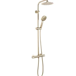 Colonne De Douche Mécanique|Rea Kit De Douche Bliss Thermostat Brush Gold 38,5X27,5X100Cm