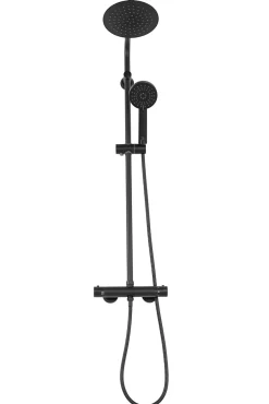 Rea Kit De Douche Bliss Thermostat Black 38,5X27,5X100Cm