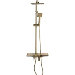 Colonne De Douche Mécanique|Rea Kit De Douche Bravo Brush Gold 45X40X105Cm
