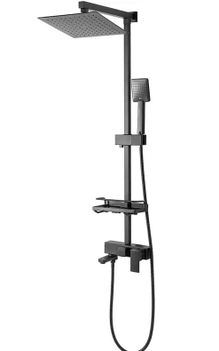 Colonne De Douche Mécanique|Rea Kit De Douche Jack Black 45X21,5X102Cm