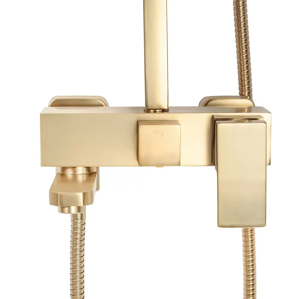 Rea Kit De Douche Jack Brush Gold 45X21,5X102Cm