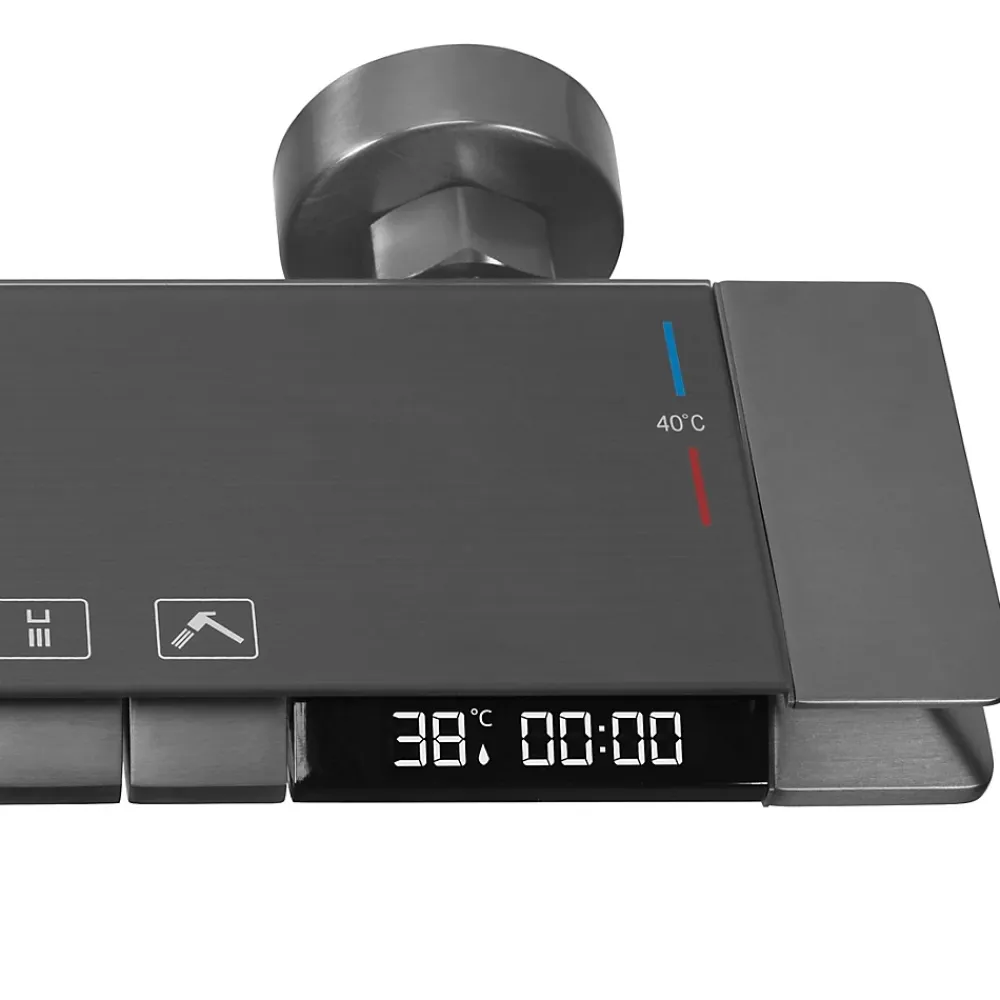 Rea Kit De Douche Karl Thermostat Titanium