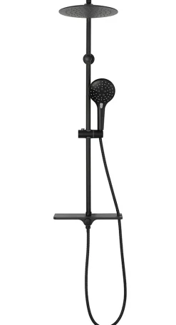 Colonne De Douche Mécanique|Rea Kit De Douche Mike Thermostat Black 13X27,5X98,5Cm
