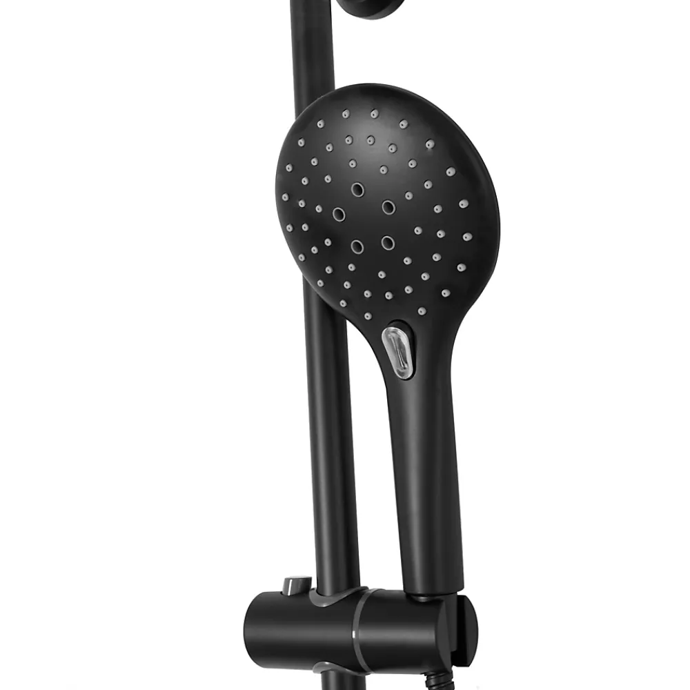 Colonne De Douche Mécanique|Rea Kit De Douche Mike Thermostat Black 13X27,5X98,5Cm