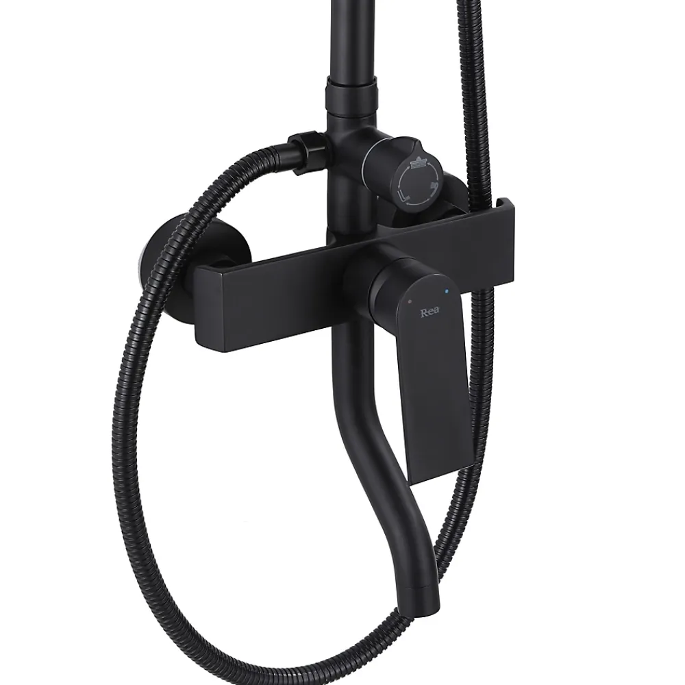 Rea Kit De Douche My2061-77B Hass Black 40,5X26,5X122Cm