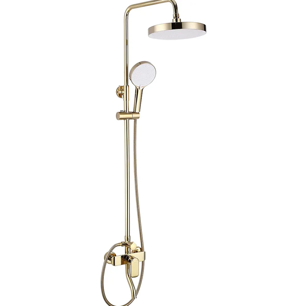 Colonne De Douche Mécanique|Rea Kit De Douche My1805-77G Bloom Gold 45X25X144Cm